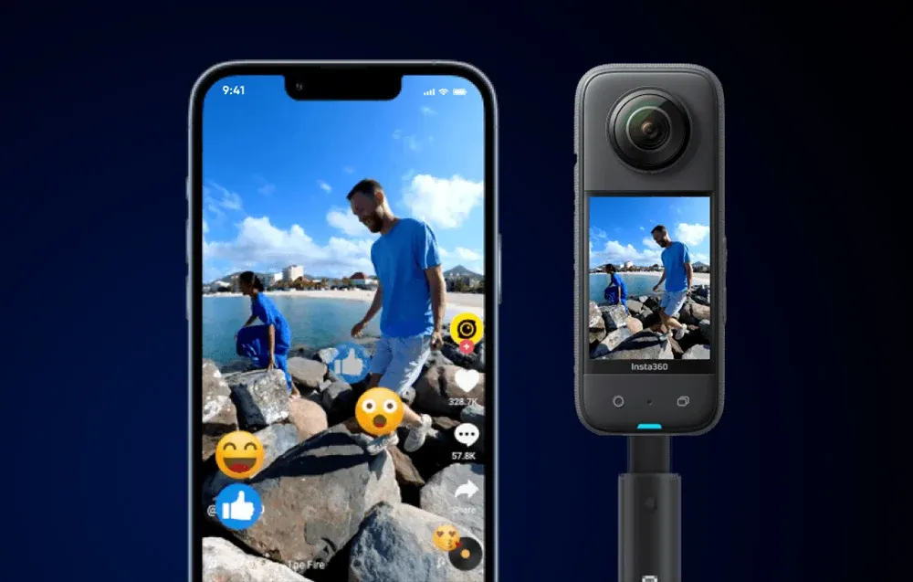 Kamera sportowa Insta360 X3 Motorcycle Kit